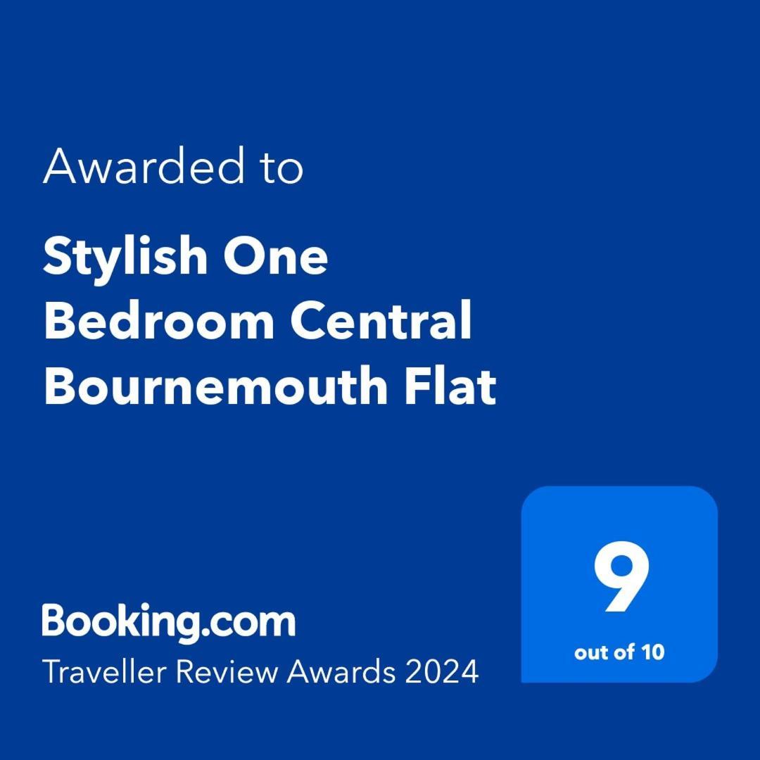 Stylish One Bedroom Central Bournemouth Flat Bagian luar foto